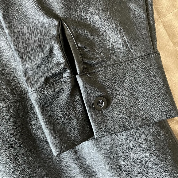 COPY - Extreme oversized Faux Leather Shacket BNWT - Picture 4 of 7